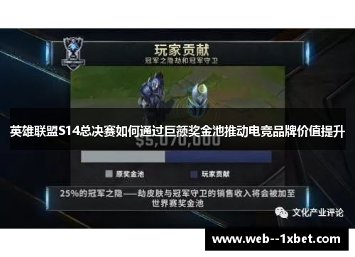 英雄联盟S14总决赛如何通过巨额奖金池推动电竞品牌价值提升