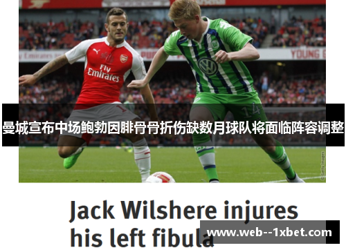 曼城宣布中场鲍勃因腓骨骨折伤缺数月球队将面临阵容调整